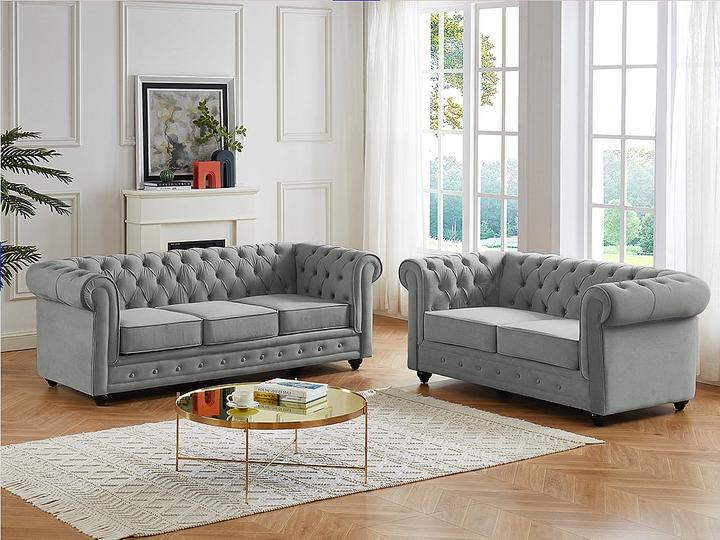 Produktbild Vente-unique Chesterfield (3-Sitzer)