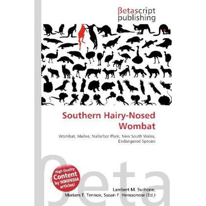 Southern Hairy-Nosed Wombat, Fachbücher von Susan F. Marseken, Miriam T. Timpledon, Lambert M. Surhone