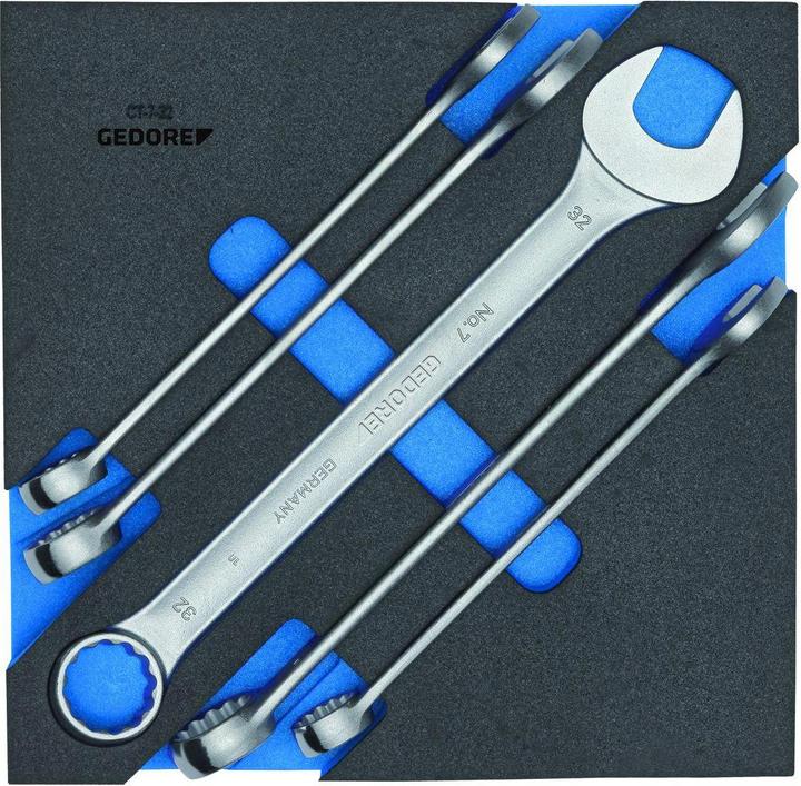 Productafbeelding Gedore CT2732 combinatiesleutelset in CheckTool module (7 mm)