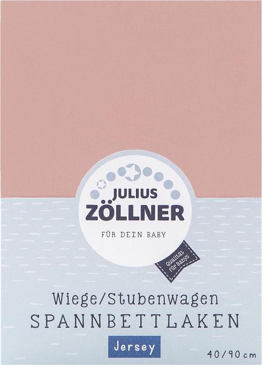 Julius Zöllner Lenzuolo fisso Jersey Blush 90 x 40 cm