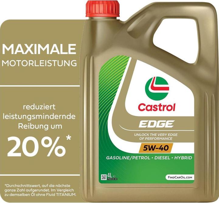 Produktbild Castrol Edge 5W-40 Titanium (4 l, SAE 5W-40)
