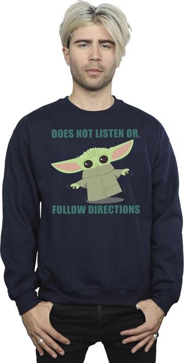 Produktbild Star Wars The Mandalorian Grogu Does Not Listen Sweatshirt (XL)