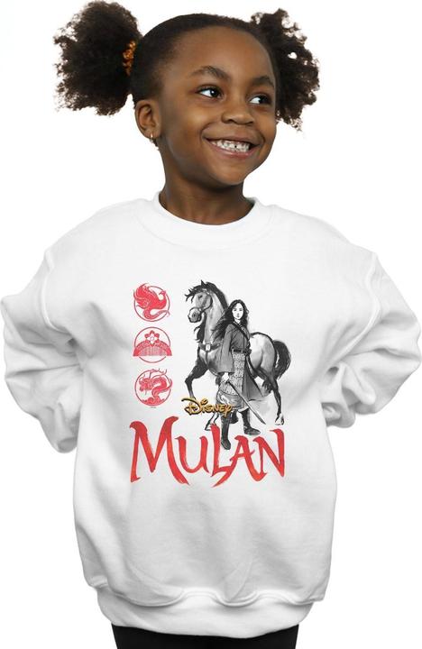 Produktbild Disney Mulan Movie Horse Pose Sweatshirt Mädchen (128)
