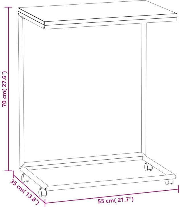 Image du produit vidaXL Beistelltisch
