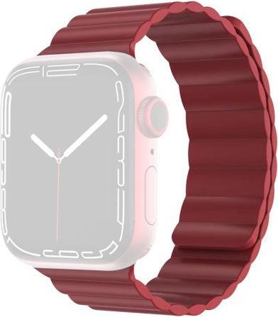 Immagine prodotto Cover-Discount Apple Watch 42 / 44mm - Cinturino in pelle con passante magnetico nero (44 mm, 42 mm, Silicone, Ecopelle)