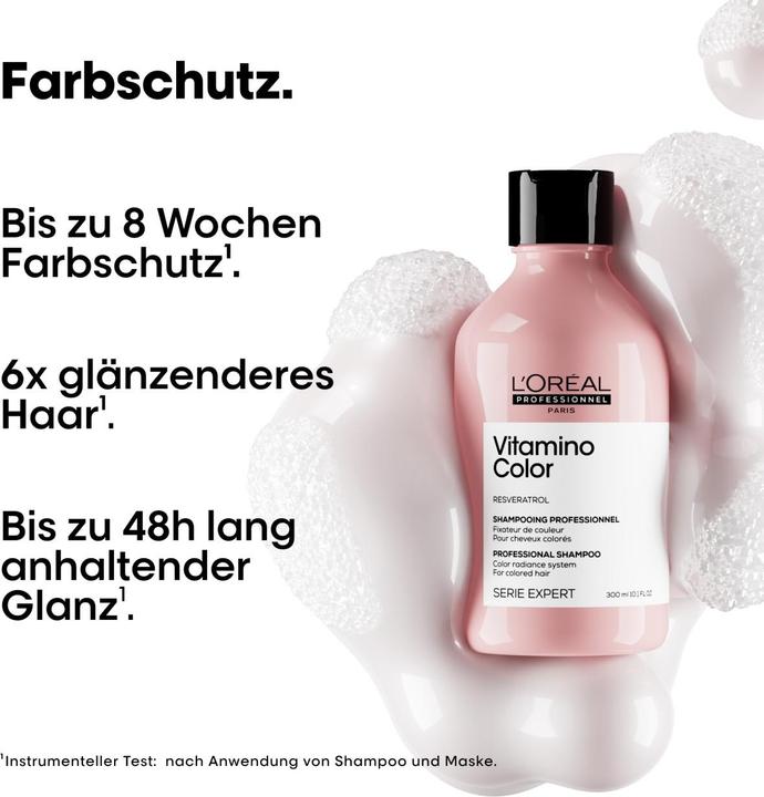 Produktbild L'Oréal Professionnel Serie Expert Vitamino Color (500 ml, Flüssiges Shampoo)