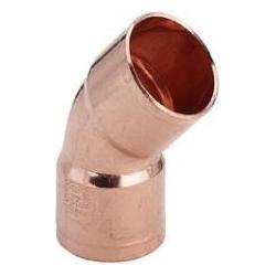 Viega, Accessori per installazione sanitaria, Gomito in rame a 2 prese 28mm 45° - 101459