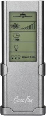 kaiserkraft FNK-D LCD Touch remote control, with dimming, LxWxH 142 x 54 x 27 mm.