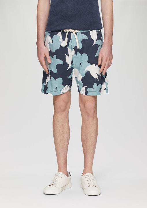 Image du produit S.Oliver Hose Shorts mit All-over-Print und elastischem Bund (L)