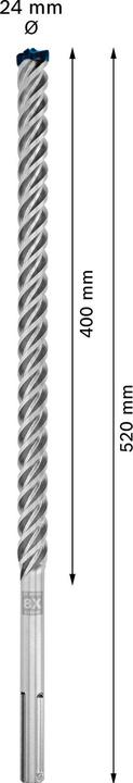 Immagine prodotto Bosch Professional Zubehör Trapano a percussione EXPERT SDS max-8X, 24 x 400 x 520 mm (24 millimetri)