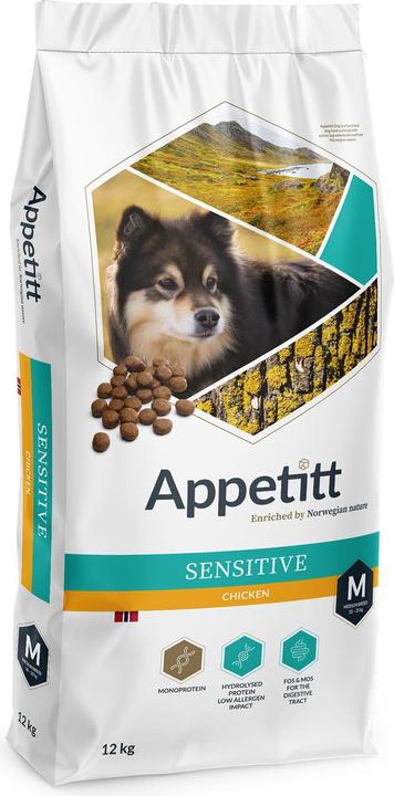 Actual product image Appetitt Sensitive Chicken Medium Breed 12kg (Adult, 1 pcs., 12000 g)