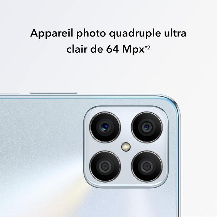 Immagine prodotto Honor Telefono sbloccato con display FullView 6,7 pollici, fotocamera quad 64 MP, NFC e ricarica rapida (128 GB, 6.70")