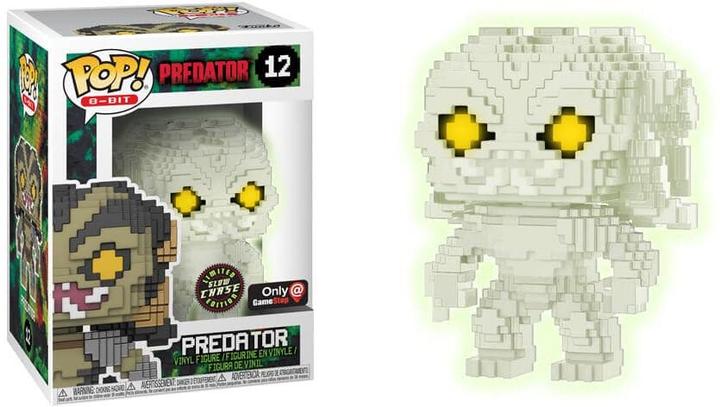 Actual product image Funko POP! 8-BIT Predator - Predator Exclusive Phosphorescente Chase