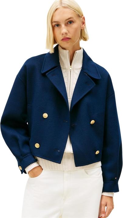 Produktbild Tommy Hilfiger Df Wool Gold Button Peacoat (38)