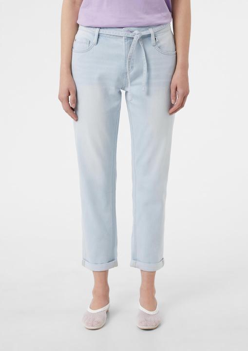 Actual product image Comma Jeans-Hose Boyfriend-Jeans im Relaxed Fit mit Bindegürtel (44)