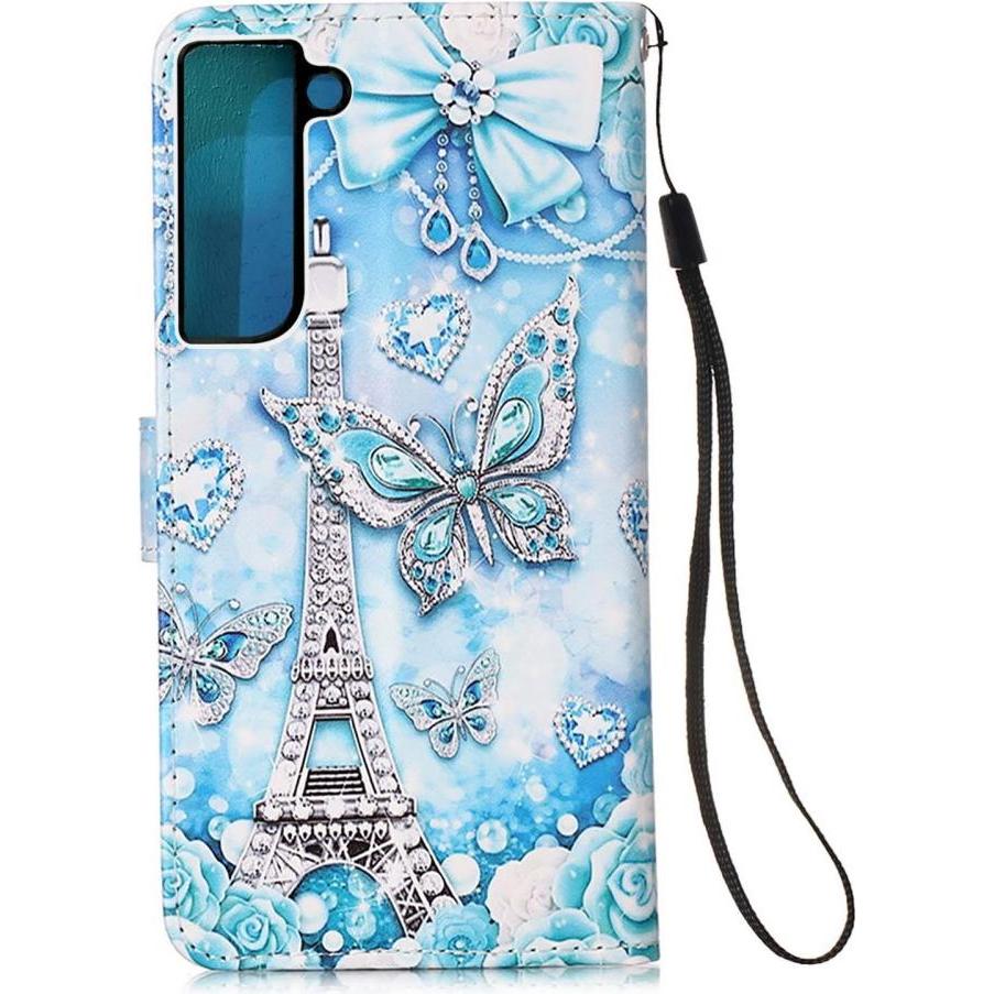 Cover-Discount Galaxy S22+ - Leder Hülle Etui Paris (Samsung Galaxy S22+), Smartphone Hülle