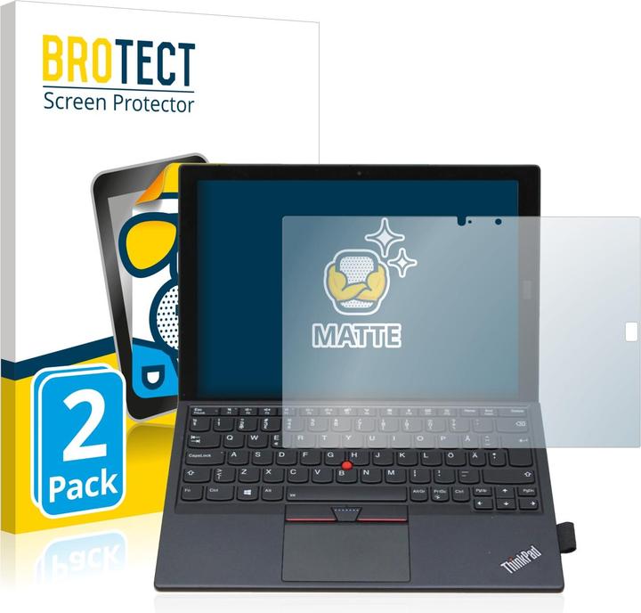 Productafbeelding BROTECT Antireflecterende schermbeschermer mat (2 Pcs., Lenovo ThinkPad X1 tablet)