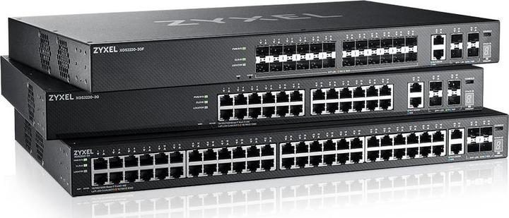 Actual product image Zyxel Layer3 Access Switch, 24x1G RJ45, 2x10MultiGgig RJ45 (30 ports)