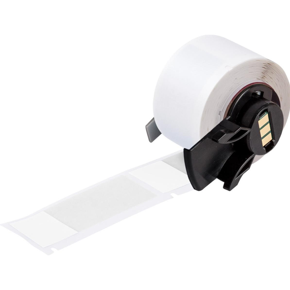 Brady, Etiketten, M6-21-427, Vinyl, selbstlaminierend, Weiss/Transparent, matt, 25.40 x 19.05(63.50) mm, für Ka