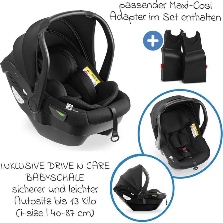 Produktbild ABC Design 3in1 Kinderwagen-Set Salsa 5 Air - inkl. (0 Monate - 4 Jahre)