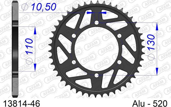 Image du produit Afam 520 46 dents (46)