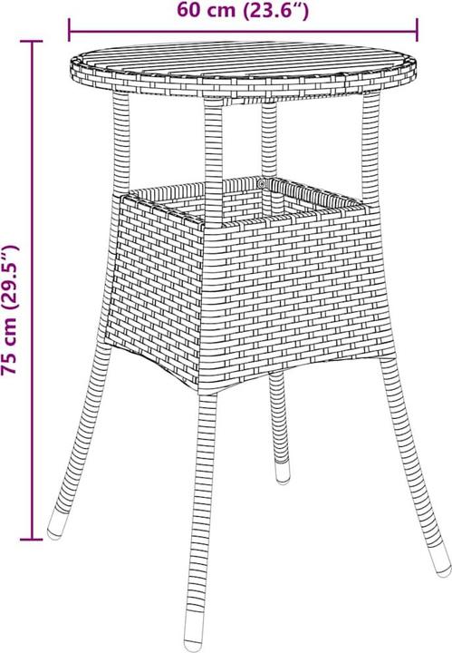 Image du produit VidaXL Meubles de jardin (60 cm)