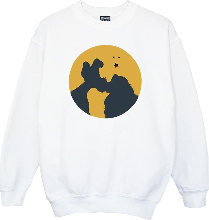 Produktbild Disney Lady And The Tramp Moonlight Kiss Sweatshirt Mädchen (128)