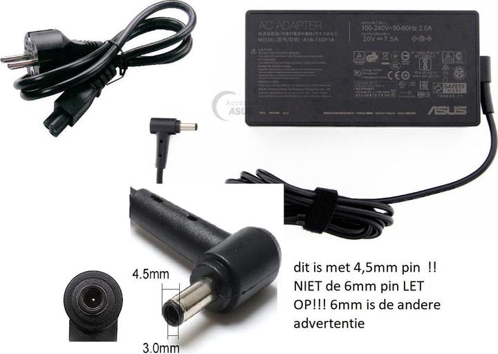 Produktbild ASUS Adapter 0A001-00081900 (150 W)