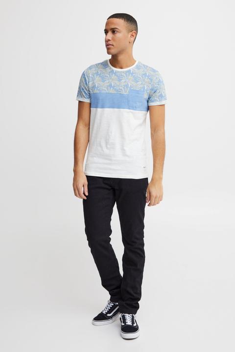 Immagine prodotto Solid Florian T-Shirt Con Disegno Maglietta A Manica Corta Da Uomo Con Girocollo In Cotone 100% (M)