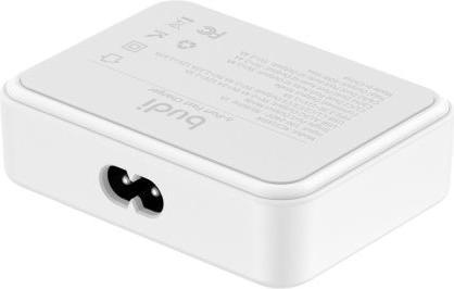 Produktbild Budi 60W 6-Port Ladegerät mit 4× USB-C PD & 2× USB-A QC, 1.5 m Kabel (60 W)