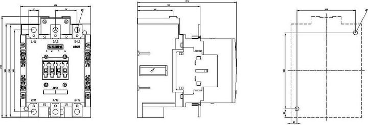 Produktbild Siemens CONTACTOR,3-POLE,400VAC,