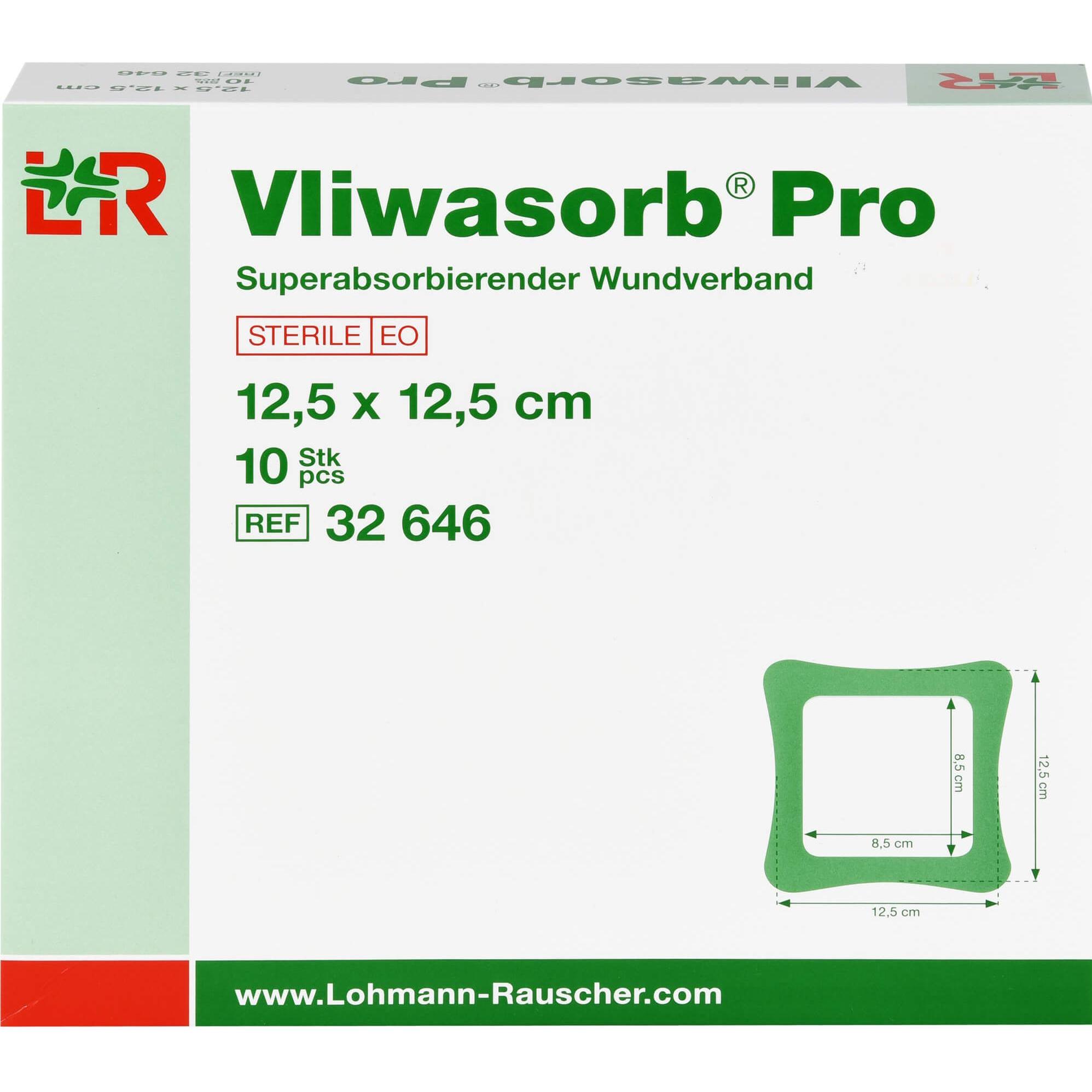Lohmann & Rauscher, Verbandsmaterial, VLIWASORB PRO ST12.5X12.5