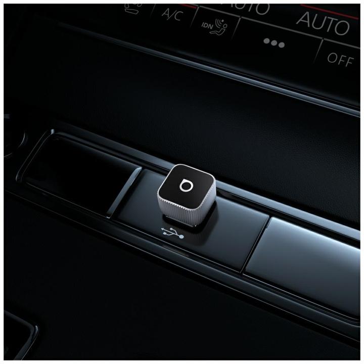Actual product image Ottocast Car transmitter CA88-T2 Mini Cube Bluetooth silver