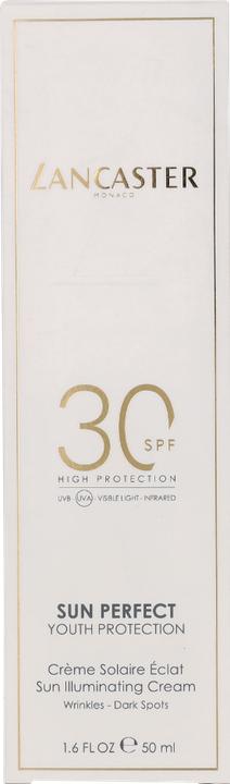 Image du produit Lancaster Crème solaire illuminatrice Perfect Sun SPF 30 (Crème solaire visage, SPF 30, 50 ml, 150 g)