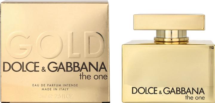 Actual product image Dolce & Gabbana The One Gold Eau de Parfum Intense 75 ml (Eau de parfum, 75 ml)