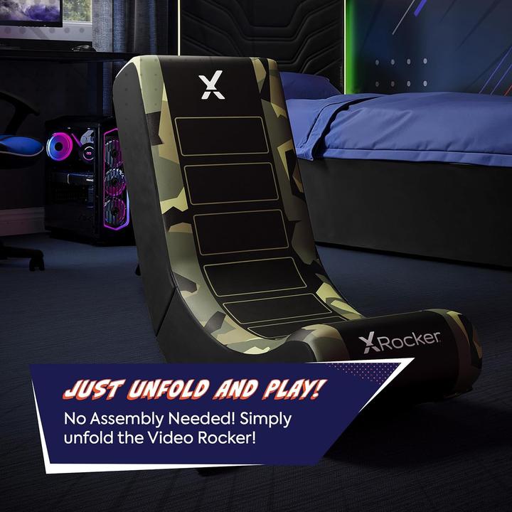 Image du produit X Rocker XROCKER Gaming Bodensessel grün-camo