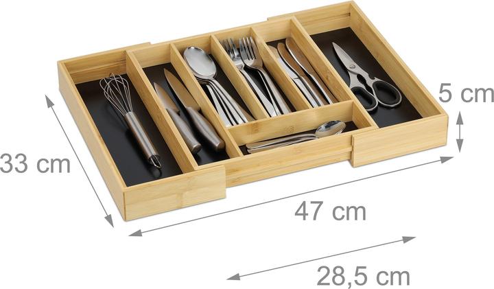 Actual product image Relaxdays Cutlery tray