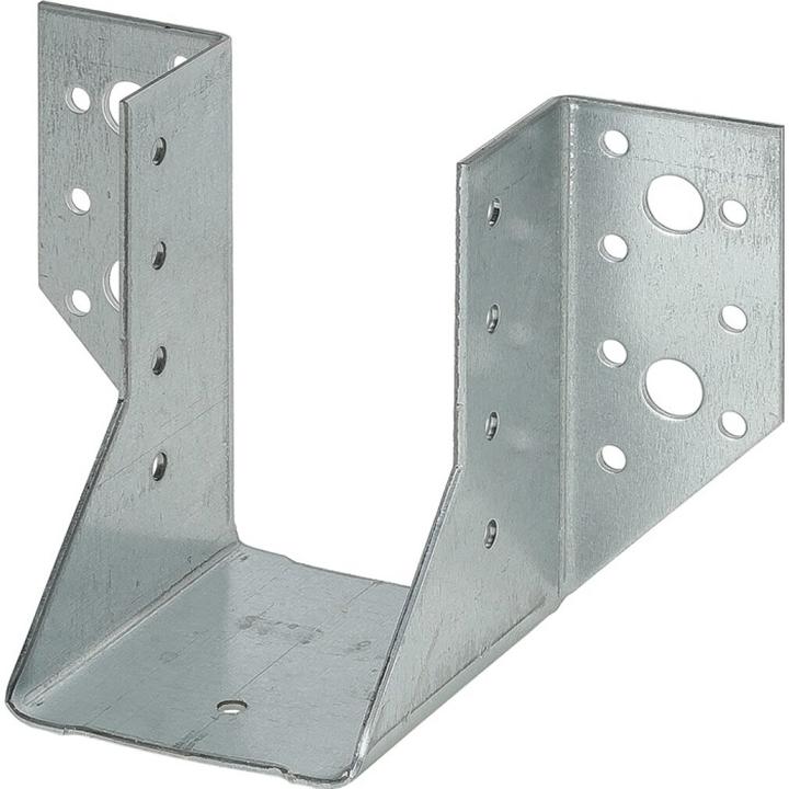 Actual product image Vormann Beam shoe type A 40/100 2 mm ETA-09/0227 steel sendzimir galvanised outward curved legs (Joist hanger, 10 pcs.)