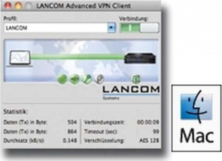 Actual product image Lancom Systems Upgrade Advanced VPN Client MAC (1 License)