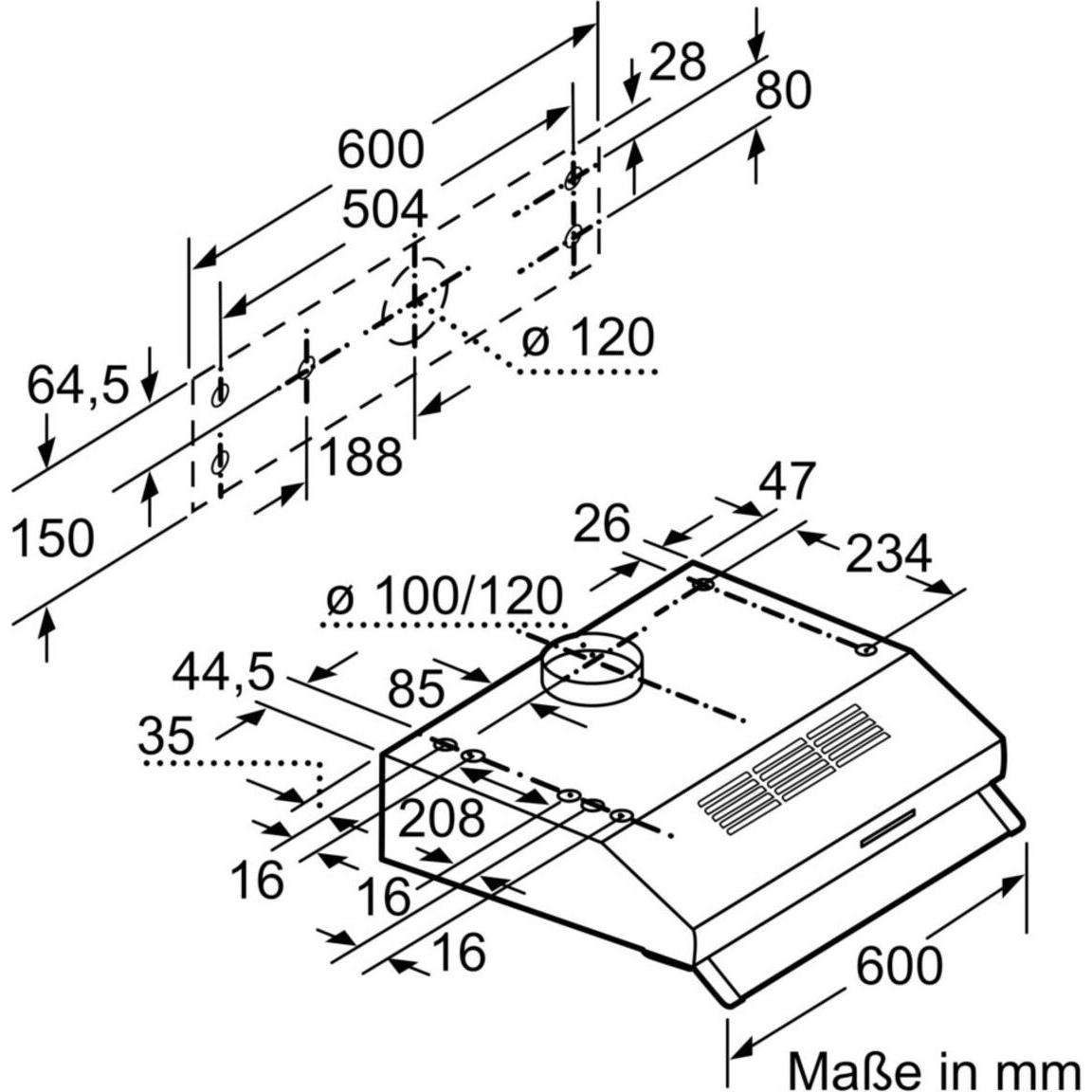 Thumbnail - Siemens Lu63lcc50, Dunstabzugshaube, Silber