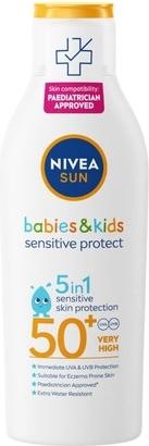 Produktbild NIVEA Sun Kids Protect & Sensitive (Sonnenlotion, SPF 50, 200 ml, 150 g)