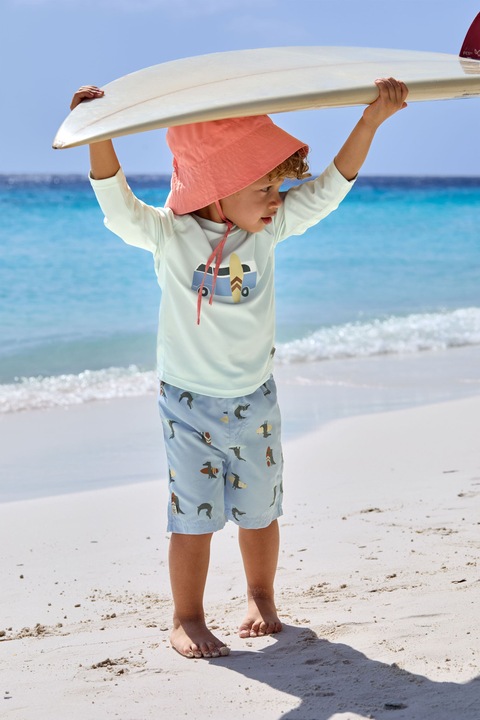 Produktbild Lässig Baby-Bademode Bade-Shirt LSF Long Sleeve Rashguard - Camper (86)