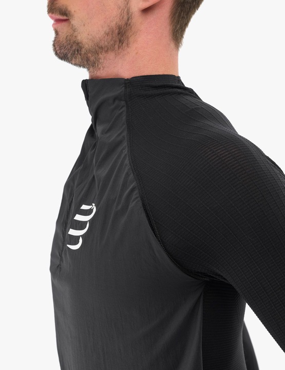 Actual product image Compressport Hurricane Windproof Seamless HZ Top (S)