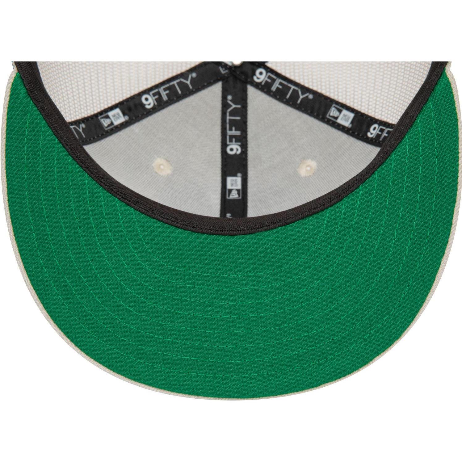 Thumbnail - New Era, Herren, Cap, 9Fifty Snapback Cap HERITAGE Brand Logo stone - M/L, Beige, (M)