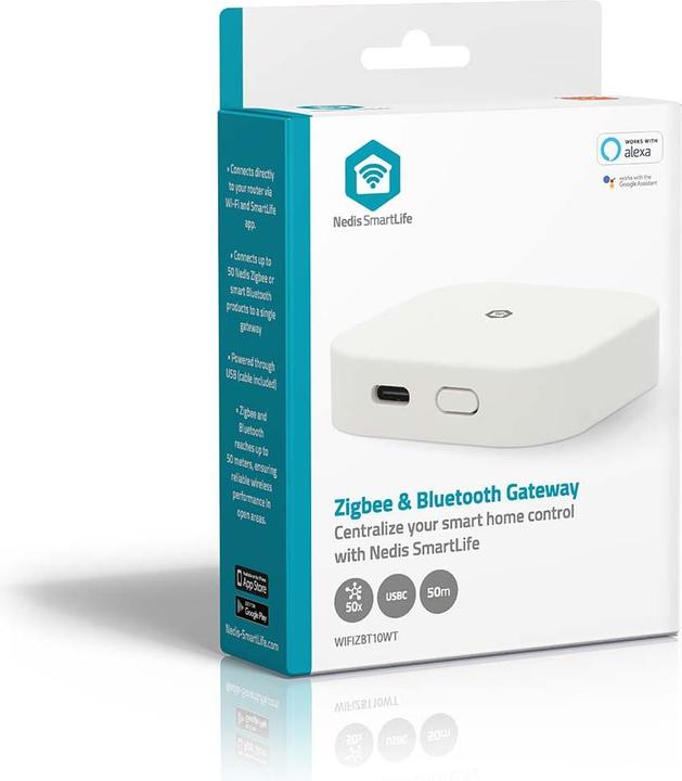 Produktbild Nedis SmartLife Gateway | Bluetooth® / Zigbee 3.0 | 50 Geräte | Stromversorgung über USB | Android™