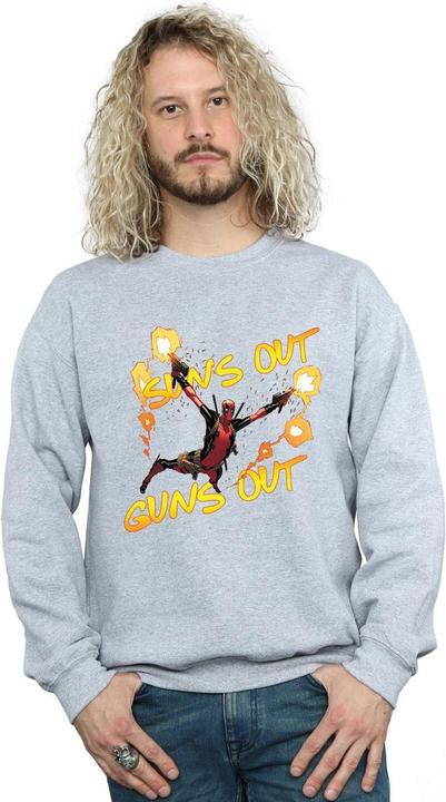 Immagine prodotto Deadpool Sun's Out Guns Out Felpa Uomo (M)