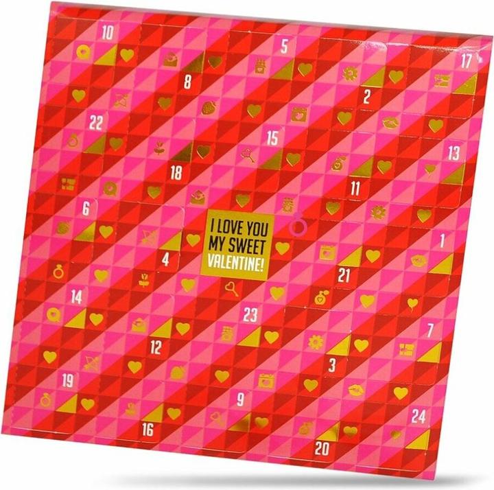 Moodzz Calendrier de l'Avent de la Saint-Valentin (Jeux de dés, Allemand, Espagnol, Français, Norvégien, Néerlandais, Suédois, Italien, Anglais)