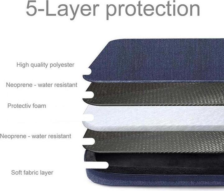 Produktbild Cadorabo Stoff Laptoptasche 14 Zoll (14", Universal)