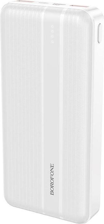 Borofone Batteria esterna Power Bank BJ9A Type-C PD + Quick Charge 3.0 (3A) 20000mAh bianco (20000 mAh, 22.50 W)