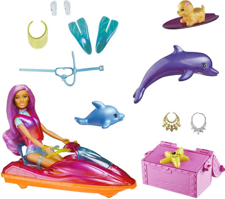 Produktbild Mattel Barbie - Dreamtopia Doll, Vehicle and Accessories (HBW90)